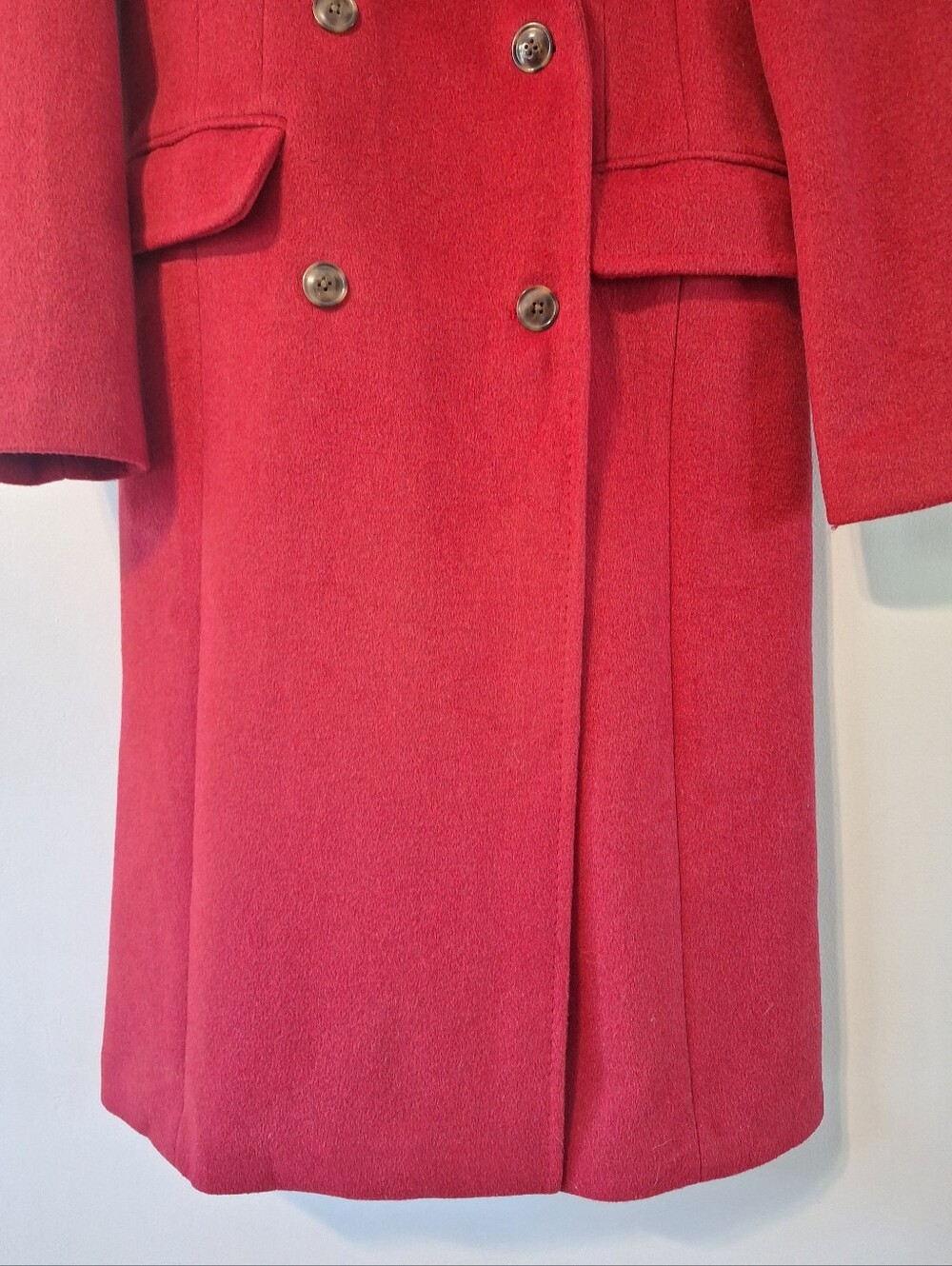 GAP Chesterfield Coat - Sled Red - S - Picture 5 of 16